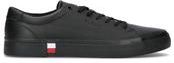 Sneaker uomo nera in pelle