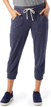 Cropped Eco-Jersey Jogger Pants