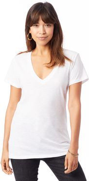 Weathered Slub So Low V-Neck T-Shirt