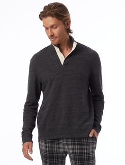 Eco-Fleece Notched Pullover Sweatshirt