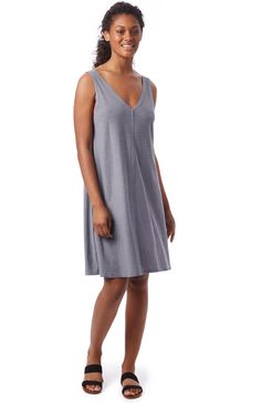 Bianca Garment Dyed Slub Swing Dress