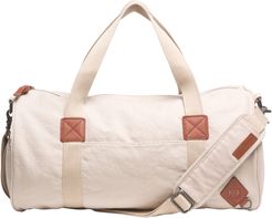 Basic Cotton Barrel Duffel Bag