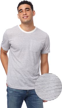 Eco-Jersey Striped Pocket T-Shirt