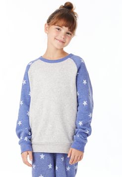 Champ Color-Block Printed Eco-Fleece Youth Sweatshirt