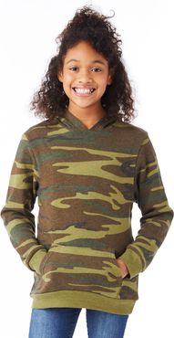 Challenger Printed Eco-Fleece Pullover Youth Hoodie