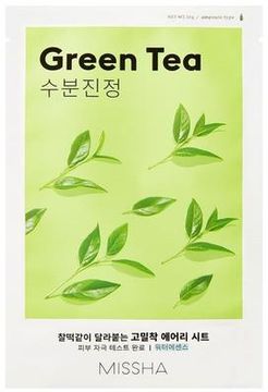 Airy Fit Sheet Mask (Green Tea) Maschera idratante 19 g unisex