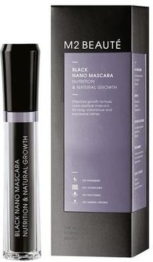 Black Nano Mascara Nutrition & Natural Growth 6 ml Nero unisex