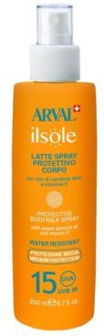 Ilsole Latte spray protettivo corpo SPF 15 Creme solari 200 ml unisex