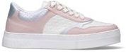 Sneaker donna rosa/argento