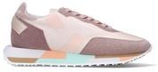 Sneaker donna rosa in pelle