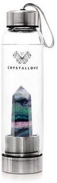 Bottiglia per l’acqua con fluorite arcobaleno Bottiglie 550 ml unisex