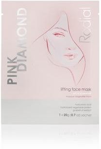 Pink Diamond lifting face mask Maschere in tessuto 20 g unisex