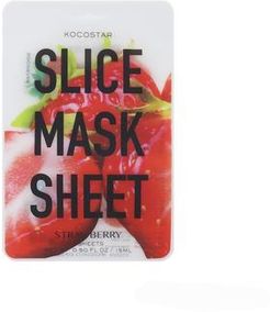Kokostar Slice Mask Sheet Strawberry Maschere in tessuto 15 ml unisex