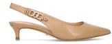 Slingback donna beige in pelle