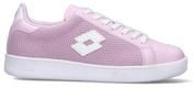 Sneaker donna rosa in tessuto.