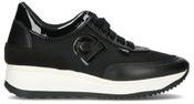 RUCOLINE Sneaker donna nera in pelle