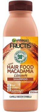 Fructis Hair Food, Shampoo lisicante per capelli da lisciare, Macadamia, 3 350 ml female