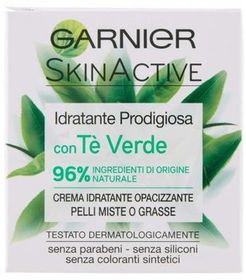 SkinActive, Ideale per Pelli Miste o Grasse, Arricchita con The Verde, Crema viso 50 ml female