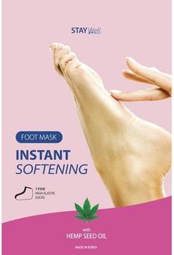 Instant Softening Foot Mask HEMP SEED Maschere piedi 34 g unisex