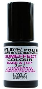 Gummeffect Gel Polish Colour Smalti 10 ml Nero unisex