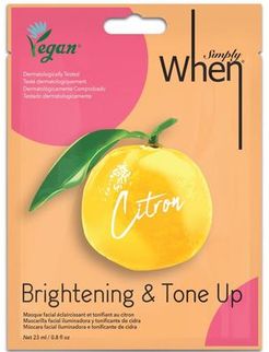 Vegan Citron Brightening & Tone Up Mask Maschere glow 23 g unisex