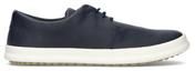 Sneaker uomo blu in pelle