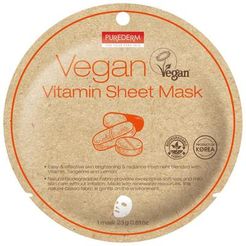 Vegan Vitamin Sheet Mask Maschere in tessuto 23 g unisex