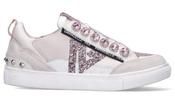 Sneaker donna rosa in pelle