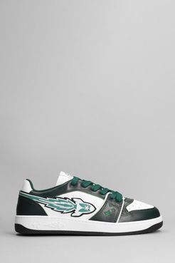 Sneakers  in Pelle Verde