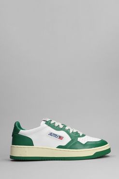 Sneakers Autry 01 in Pelle Verde