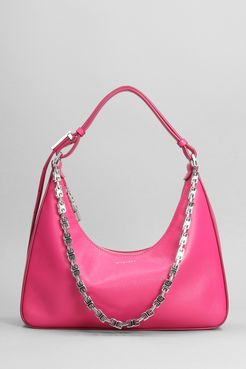 Borsa a spalla Moon  in Pelle Rosa