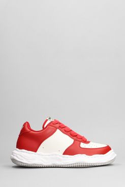 Sneakers Waney in Pelle Rossa