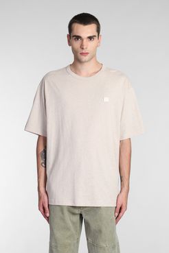 T-Shirt  in Cotone Beige