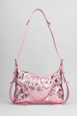 Borsa a spalla Voyou in Pelle Rosa