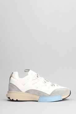 Sneakers Trail runner in Camoscio Bianco