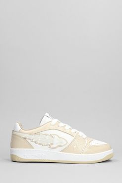 Sneakers  in Pelle Beige