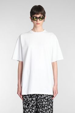 T-Shirt  in Cotone Bianco