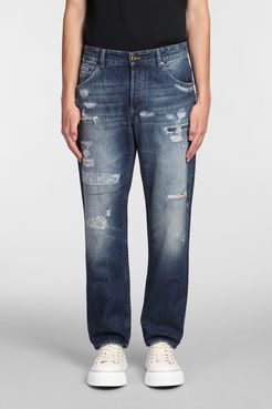 Jeans  in Cotone Blu