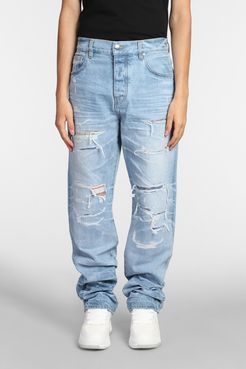 Jeans  in Cotone Blu
