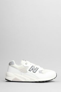 Sneakers 580 in pelle e tessuto Bianco