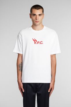 T-Shirt Hermance in Cotone Bianco