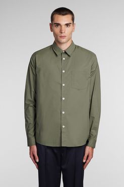 Camicia Clement in Cotone Verde