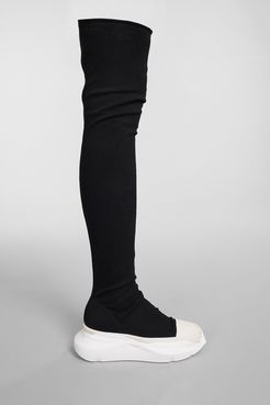 Sneakers Abstract stockings in Cotone Nero