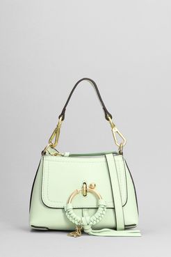 Borsa a spalla Joan mini in Pelle Verde