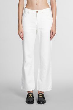 Jeans  in Cotone Bianco