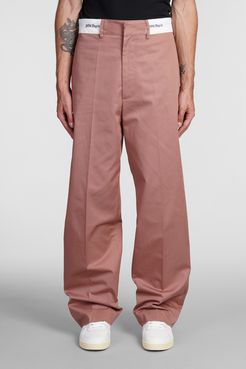 Pantalone  in Cotone Rosa