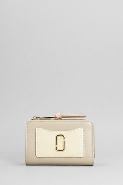 Portafoglio The slim bifold in Pelle Khaki