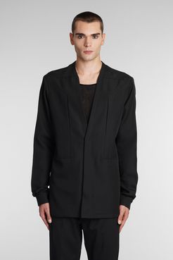 Giacca Casual Secret larry in Mohair Nero