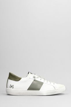 Sneakers  in Pelle Bianca