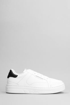 Sneakers  in Pelle Bianca